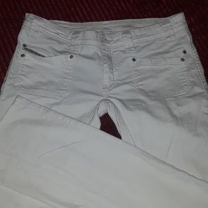 Diesel white jeans